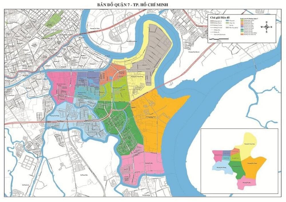 District 7 is one of the most well-planned in urban districts in Vietnam